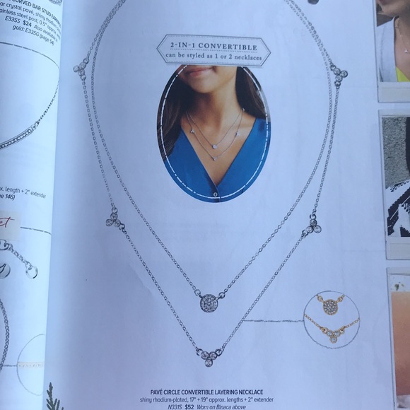 Chloe+Isabel Gold Circle Convertible Layering Necklace - Picture 5 of 5